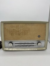 Vintage PYE 1113 Valve Radio LW MW Cream Retro 1960s