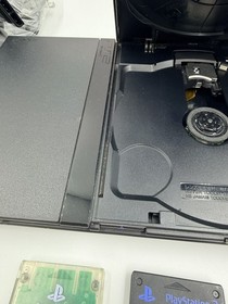 Sony PlayStation 2 PS2 Slim Black Console System OEM Bundle  Memory Cards Tested