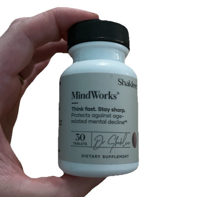 Shaklee MindWorks Memory Support & Mental Focus 30 Tablets Gluten-Free Exp 10/26