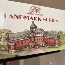 Hotel Roanoke Figure Vintage Blueridge Collectibles Three Piece Ceramic RGA 1993