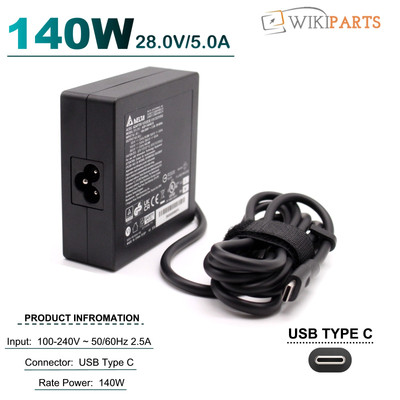 NEU Typ C Delta 140W USB-C Adapter für MSI SUMMIT E16 AI STUDIO A1VFTG-037US