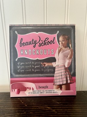 Benefit Beauty School Knockout Full Face Makeup Kit BRAND NEW IN BOX- NO Mascara