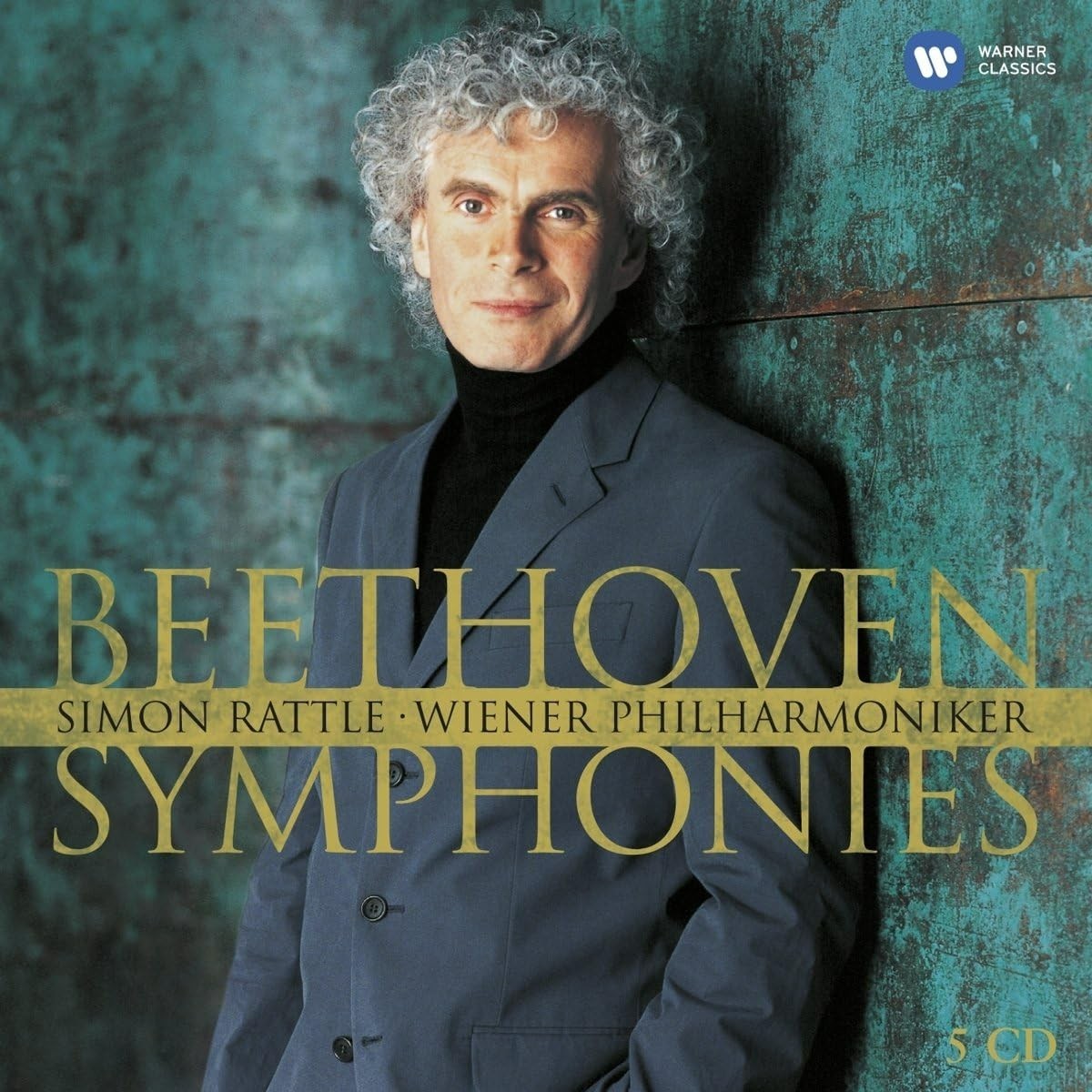 Beethoven Symphonies Simon Rattle Wiener Philharmoniker 5 CD Box Set *LIKE NEW*