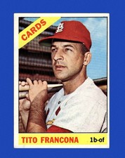 1966 Topps Set-Break #163 Tito Francona EX-EXMINT *GMCARDS*