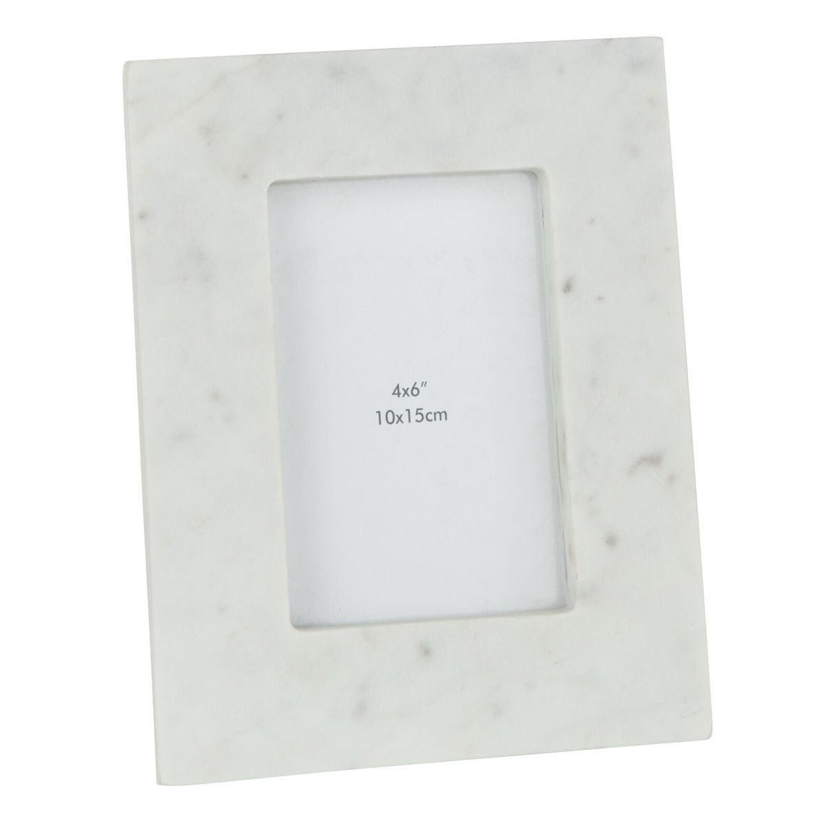 Cadre photo marbre blanc 10x15 cm pour decoration interieure