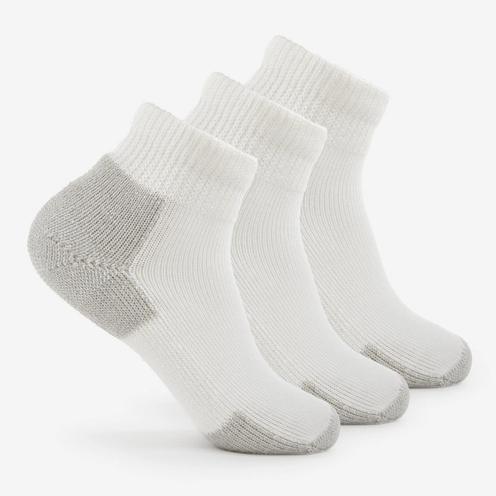 NEW Thorlo Maximum Cushion Ankle Running Socks 3 Pairs JMX White/Platinum Medium
Opens in a new wind