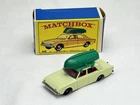 Original #45 Ford Corsair & Boat W/ Box Lime Regular Wheels Lesney Matchbox MINT