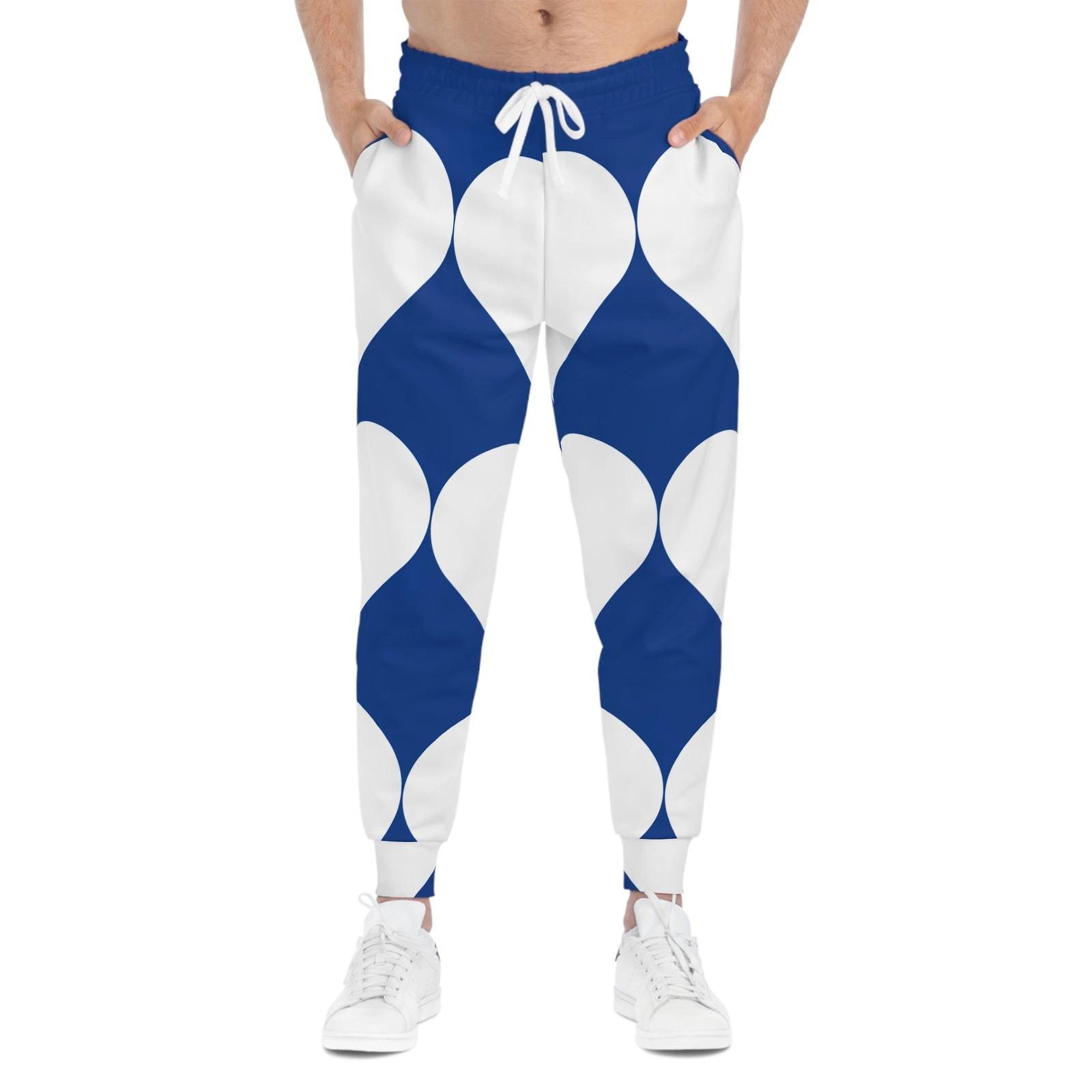 Eco-Friendly Joggers With White Heart Symbol