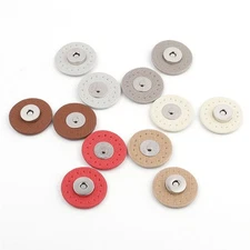 Circle Sew-on Button Bag Clasp Snaps Metal Fastener Sewing Craft DIY
