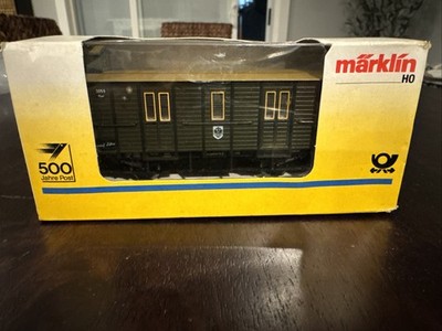 Marklin H0 4500 (60-01) Railway post Car w/brakeman's cab - Ltd Edn in 1989 LNIB