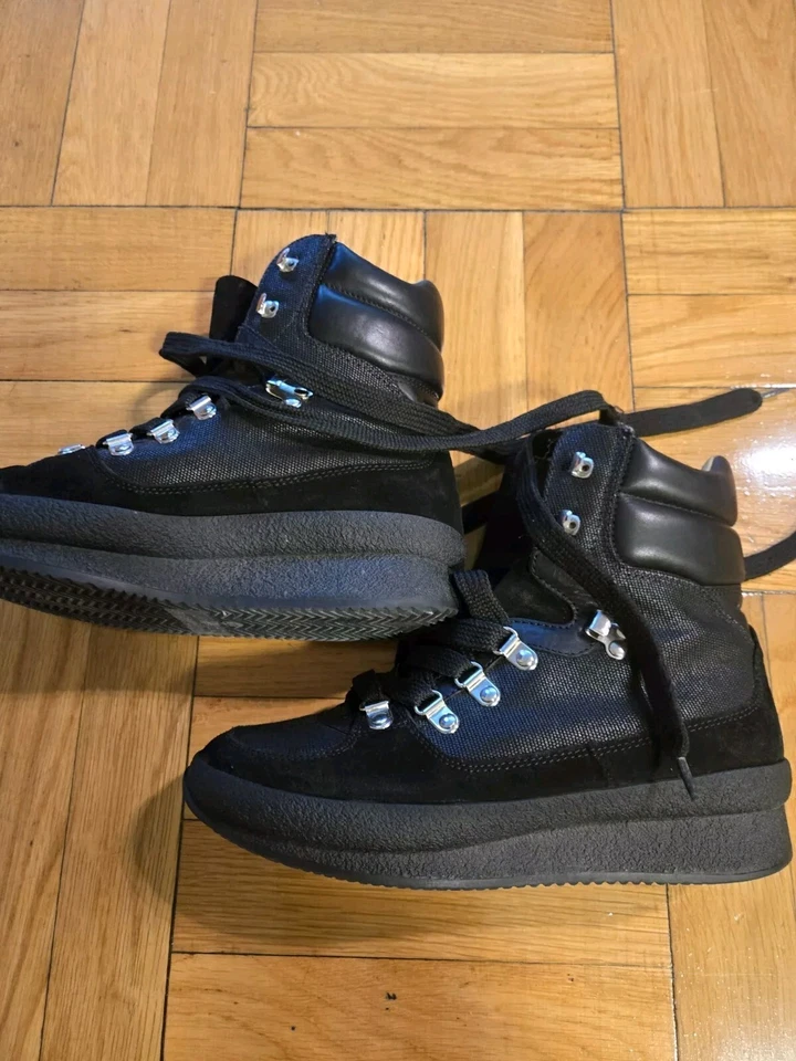 Isabel Marant шерпа черный ботинки туризм зимние Brendt замши - sz 7 37 $750 - Изображение 3 из 3