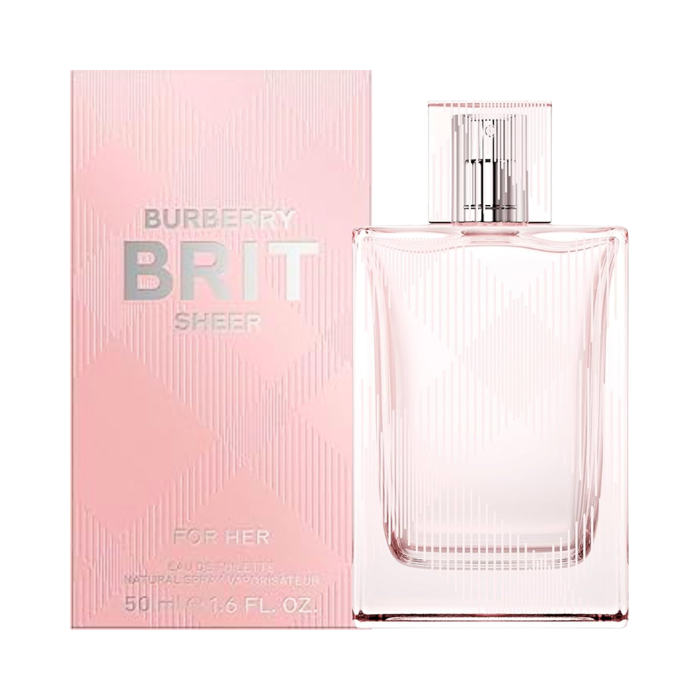 Burberry Brit Sheer 1.6oz EDT Spray for Women New in Box-image