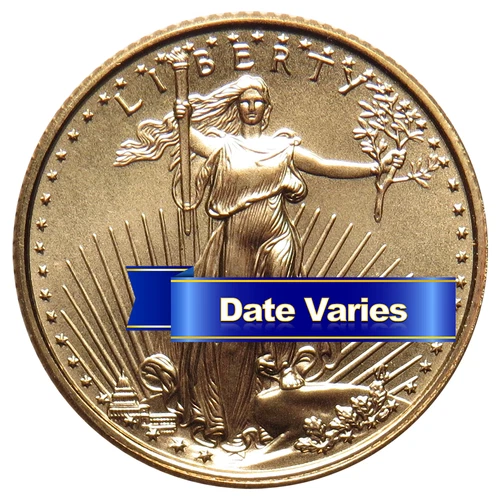 $5 American Gold Eagle 1/10 oz Random Year Brilliant Uncirculated