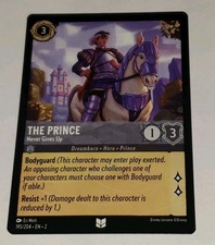 Disney Lorcana TCG 195/204 Rise of the Floodborn The Prince Never Gives Up Card