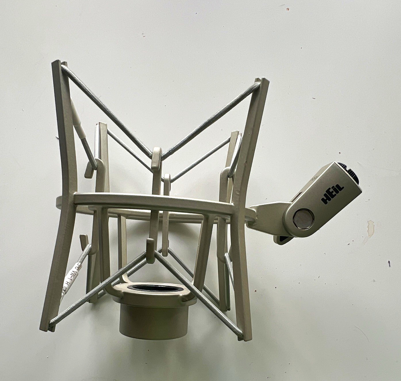 HEIL PRSM Shock-Absorbing Metal Microphone Shock Mount, Silver