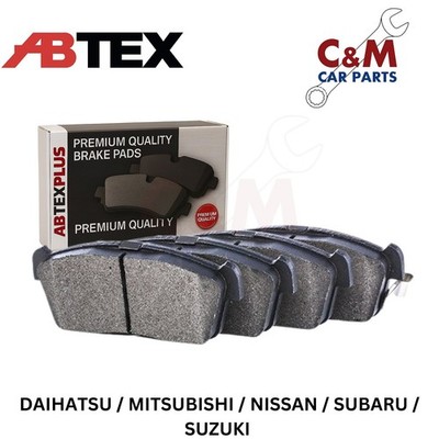 Abtex Front Brake Pads fits SUZUKI ALTO K10 2012-2014