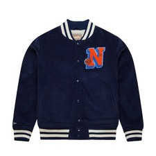 Mitchell  Ness NBA Collegiate Varsity Jacket New York Knicks Cord Marine Blue