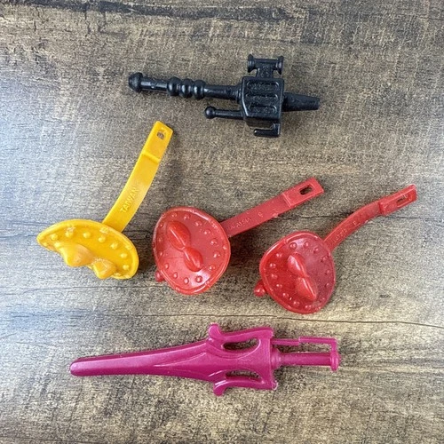 He Man MOTU Lot of 5 Accessories Masters of Universe Vintage Mattel 1981