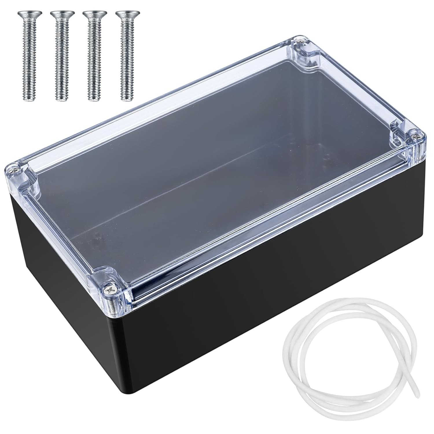 IP65 Waterproof Junction Box, Electronics Project Box, Plastic Clear Cover Proj