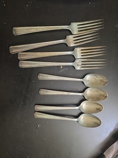 Westmoreland Sterling Silver Flatware. Spoons ForksX4 293 Grams