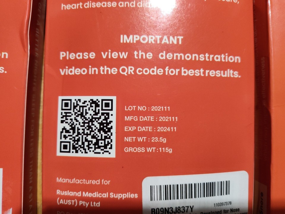 Zip Snore 3 month supply/3 Boxes Anti Snore Reduces Snoring Dry Mouth Dribbling. eBay