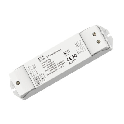 LV-L 0/1-10V LED Dimmer Treiber PWM CV Push Dim LED Strip Controller DC 12-36V