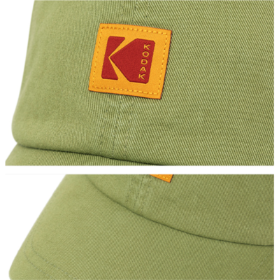 NEW KODAK APPAREL Square Logo Relaxed Fit Ballcap K4343LCP72