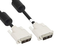 2 PACK of NEW DVI Cable M-M DVI-D 5ft Long Cord 18-Pin Monitor Cable