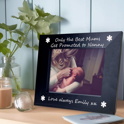 Nanny Gifts For Birthday Personalised Nanny Wood Photo Frame Grandchildren Gifts - Picture 2 of 9