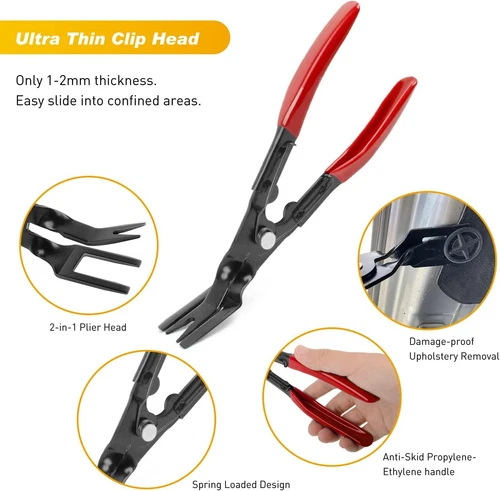 Door Panel Retainer Remover Tool Car Trim Clip Removal Pliers Headlight Repair - Bild 5 von 6