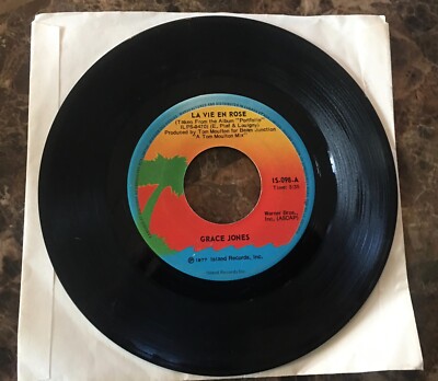 *45 RPM Grace Jones La Vie en Rose / I Need a Man