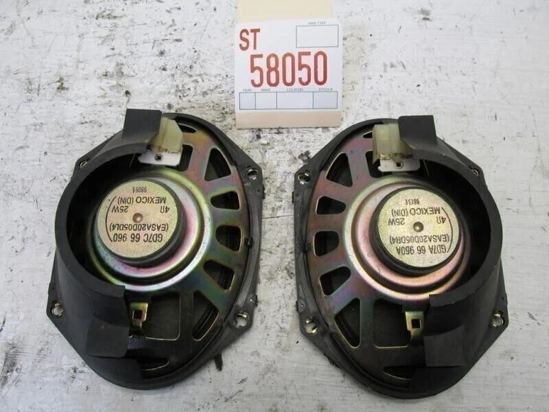 门扬声器 626 1998 2002 马自达司机乘客侧前音频收音机立体声 — 第 2/4 张图片