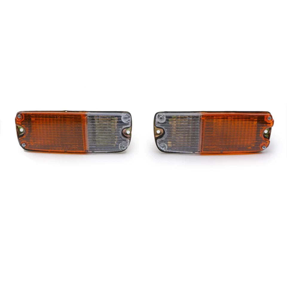 Pair LH RH Front Bumper Light Lamp For Toyota Hilux RN20 RN25 Pickup 1975 - 1977 Foto 4 de 4