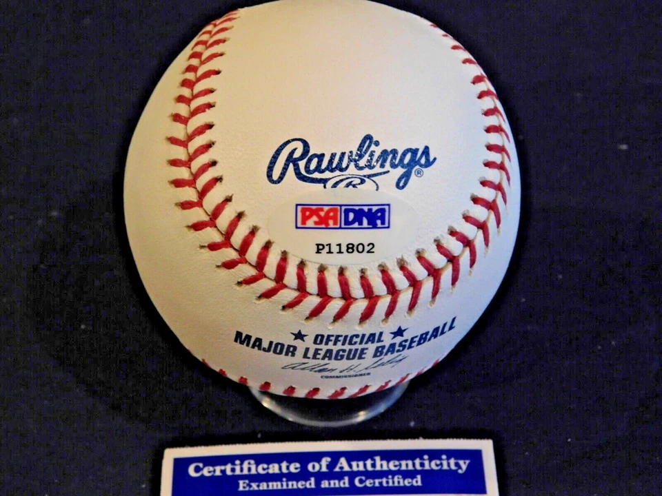 Luis Aparicio Signed / Autographed Official Major League Baseball PSA COA - Image 2 of 2
