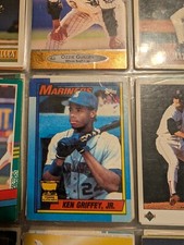 1990 Topps Ultra Rare KEN GRIFFEY JR All-Star Rookie #336 Bloody Scar ERROR CARD