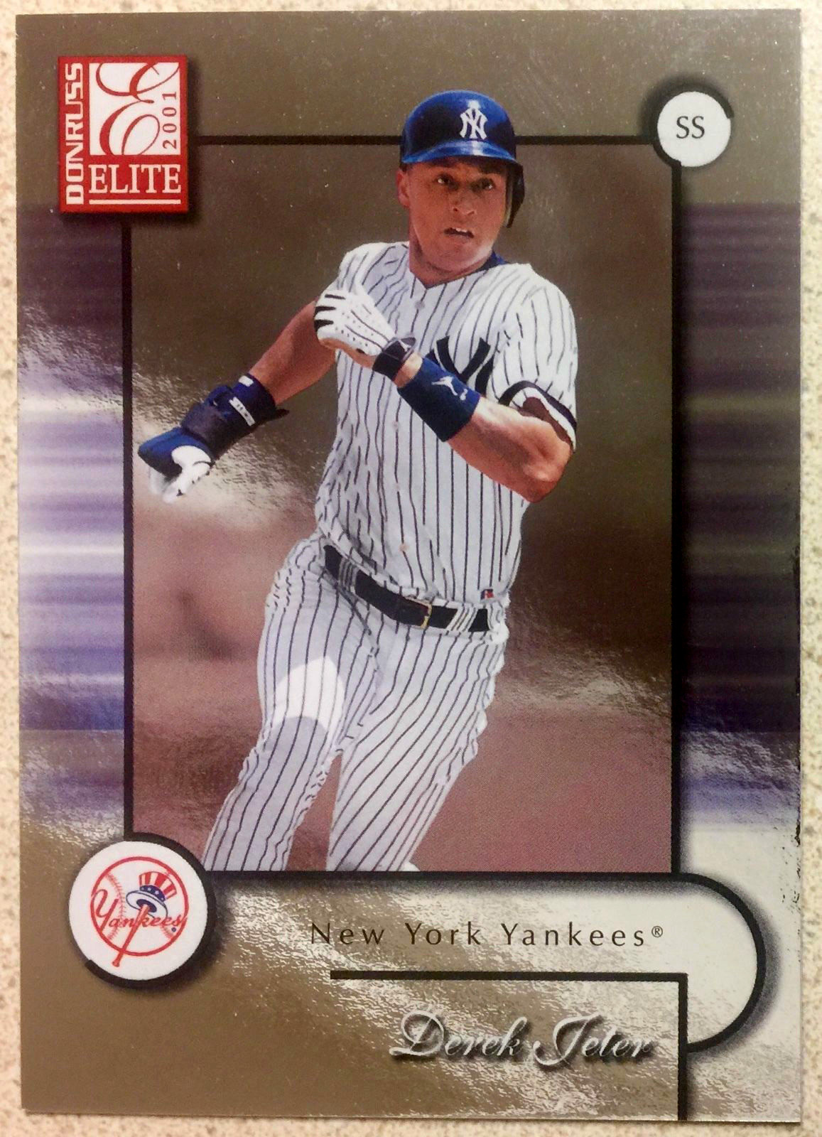 Derek Jeter 2001 Donruss Elite #5 ~ Nice Foil! 