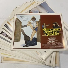 LOT OF 16 ORIGINAL 1970s to 80s 22x28 HALF SHEET MOVIE POSTERS ASSORTED TITLES