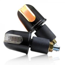 Handlebar - LED Indicator Universal Motorcycle Rondo Black 7/8 " +1 " E-Marked