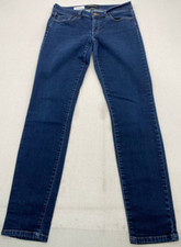 Banana Republic Womens 28/6R Denim Blue Jeans Straight Leg Skinny Fit 3452
