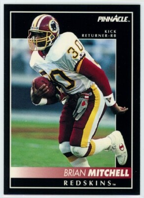Brian Mitchell 1992 Pinnacle #60 Washington Redskins