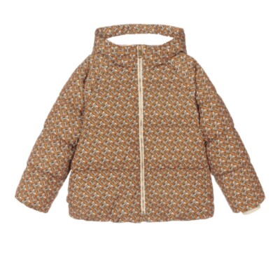 Burberry beige Pufferjacke Alter 6 Ja UVP £620 jetzt £420 brandneu mit Box