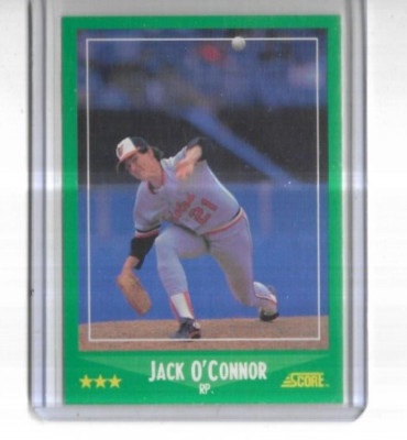 1988 Score Baseball #434 Jack O'Connor Baltimore Orioles | eBay