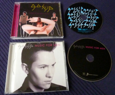 2CD GOSSIP Standing In The Way Of Control & Music For Men Heavy Cross Beth Ditto