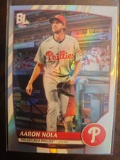 2023 Topps Big League Aaron Nola Uncommon Rainbow Foil #244