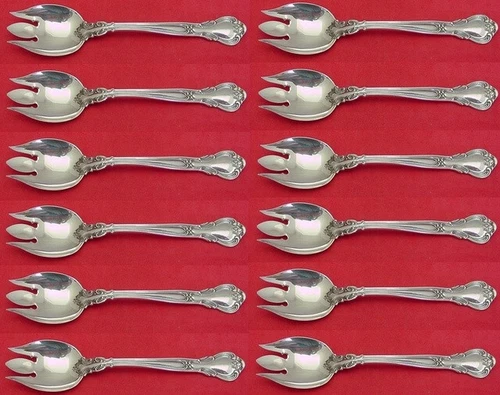 Chantilly by Gorham Sterling Silver Ice Cream Forks Custom 5 3/4" Set of 12