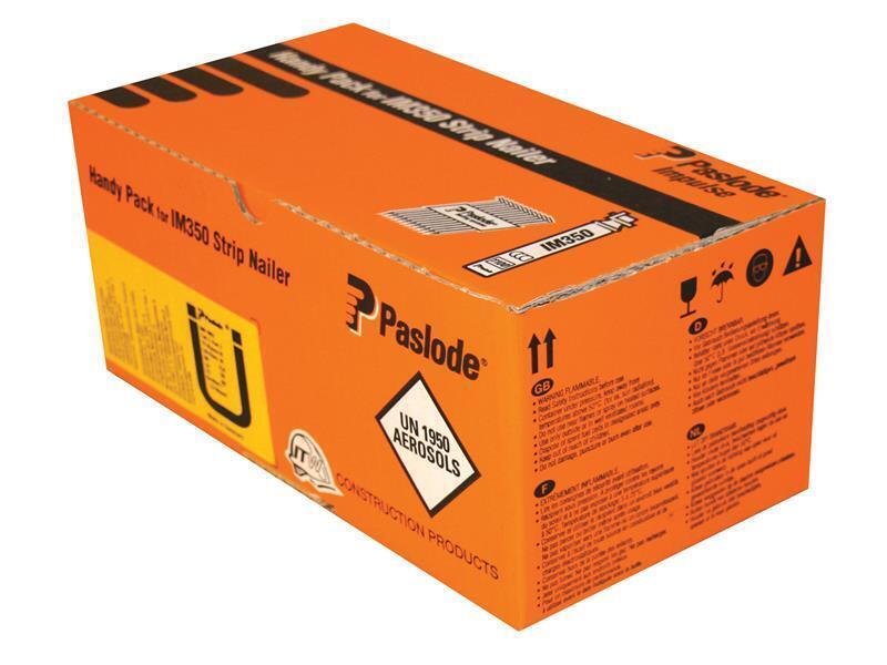 Paslode 2.8 x 51mm 350 Ring Nails Stainless Steel Finish Box  1100 + 1 Fuel Cell
