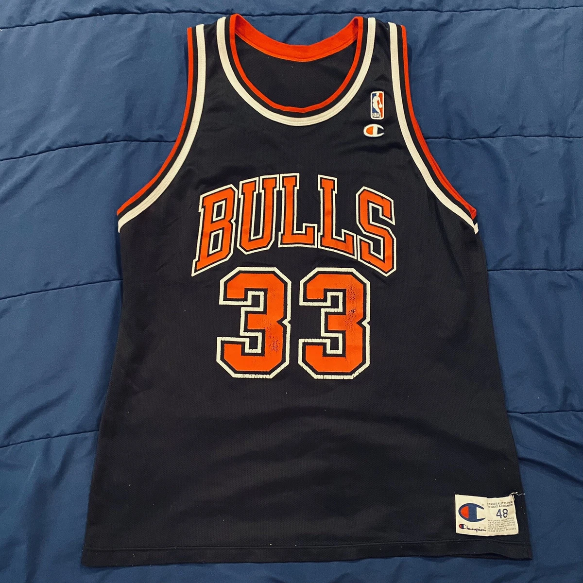 Size 48 VTG Champion Jordan Jersey Chicago Bulls 23 NBA 90s 