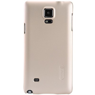 Samsung Galaxy Note 4 Handy Tasche Nillkin Hard Case Super Frosted Hülle Gold