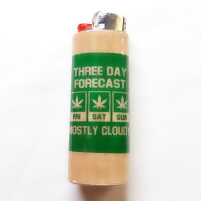 Three Day Forecast Lighter Case Holder Sleeve Cover Fits Bic Lighters