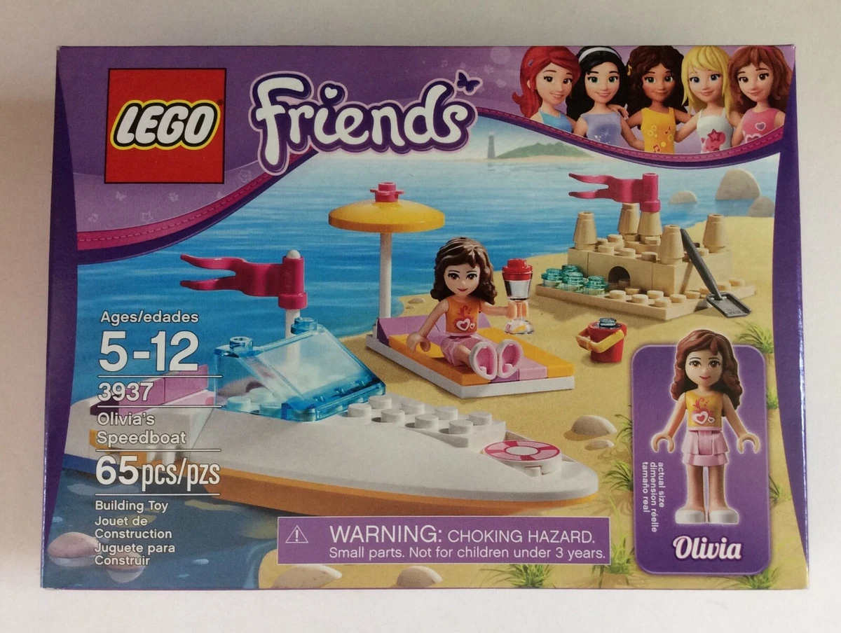 Lego 3937 Friends Olivia s Speedboat New Factory Sealed